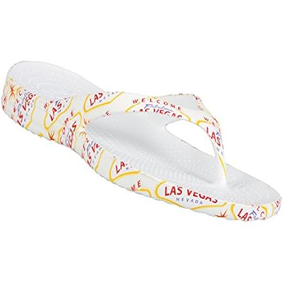DAWGS Mens Flip Flops - Welcome to Las Vegas