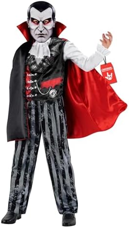Morph Vampire Costume Kids, Vampire Costume For Boys, Scary Boys Halloween Costumes For Kids Dracula