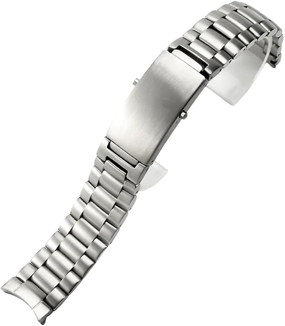 Solid Precision Stainless Steel Watch Bracelet Metal Deployment Clasp Watch Strap for Omega De Ville Seamaster 300 Planet Ocean Speedmaster
