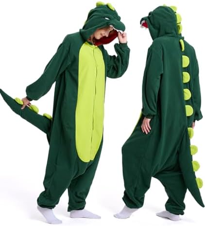 Adult Animal Onesie - Onesies Pajamas for Women & Men Couples, Soft Fleece Halloween Cosplay Costumes Sleepwear