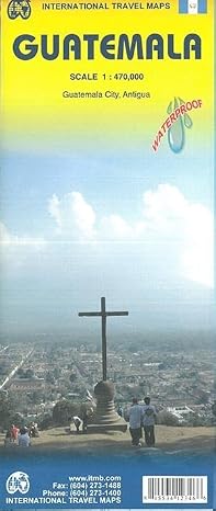Guatemala 1:470,000 Travel Map