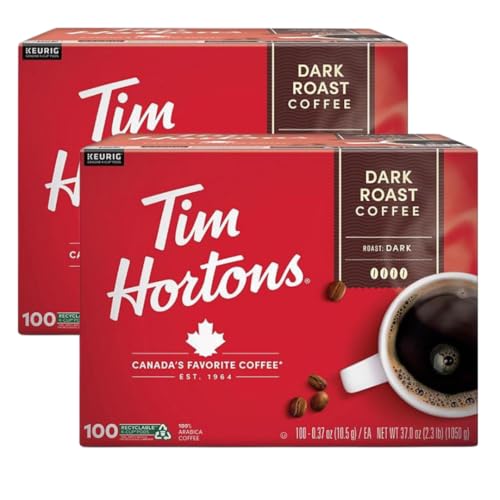 Canada favourite Dark Roast Coffee Pods, 100 Count (200 Count, Dark Roast)