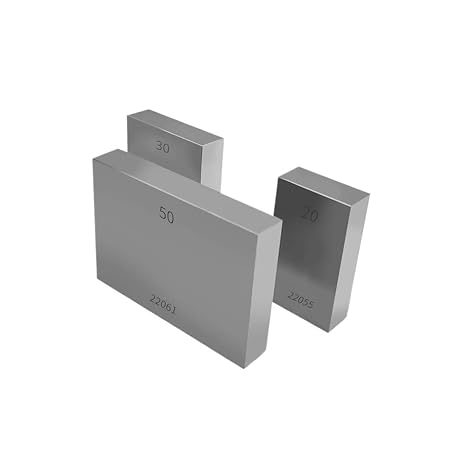 Block Gage 1PC High Speed Steel Block Gauge 0 Grade | 125mm-500mm Length | Precision Calibration Tool for Micrometer & Caliper Inspection(150mm)