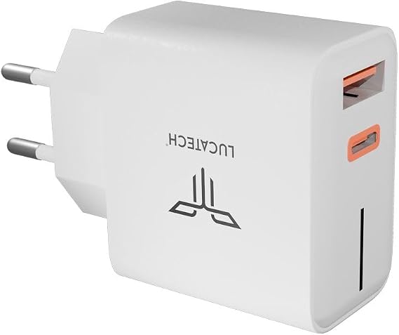 45W Super Fast Charging Adapter Dual Lightning Icon | PD + USB | Turbo Fast Charging Head for All Devices