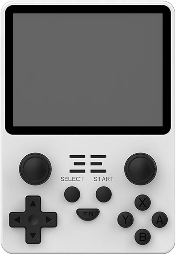 Powkiddy RGB20S Handheld Game Console Retro Arcade Built-in 20000 Games, 3.5 Inch Screen, Open Source System, 16G+128G, Supports WIFI, 2.4G/5G, Portable Game Consoles for Kid Adult, Yellow