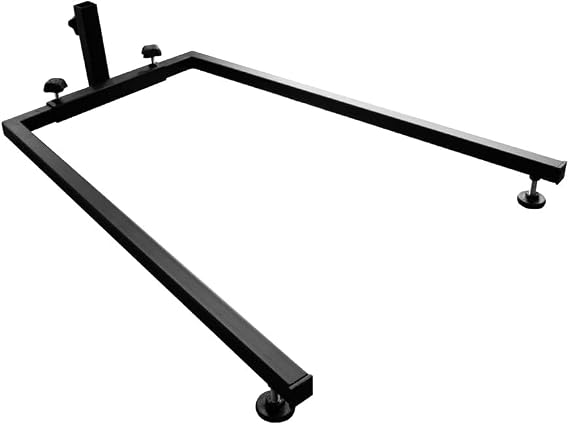 KANKA Grill Premium Rotisserie Grill Stand Durable 100% Steel Construction Stable Design Fits Under Most BBQ Pits, Ovens, Smokers - Ideal for Spit Roasting Pig, Chicken, Turkey, Pork - Black Matte