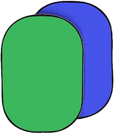 5' x 7' Photo Collapsible CHROMAKEY Green Blue Background 2 in 1 Backdrop Panel T57BG