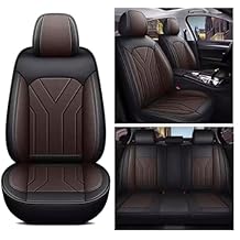 Seat Covers Full Set for Mercedes Benz Cla 220D C Class W203 W205 W204,Leather Seat Covers, Car Seat Covers Full Set 5 Seats, 5D Leather Car Seat Cushion Super Breathable(E)