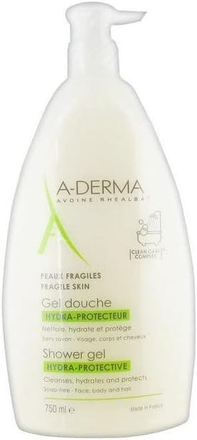 A-DERMA E001-21P-046135 Aderma Ad Gel Douche Hydra Protecteur 750 ml for Adults, Built for Daily Beauty and Care, 750 ml