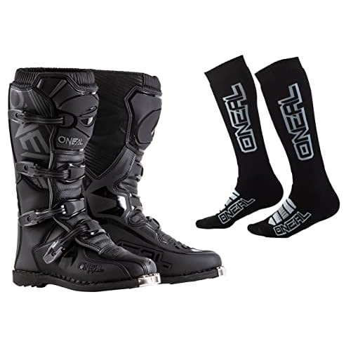 ONEAL Element Boots with Pro MX Socks Combo