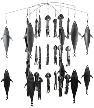 Lobo Lures & SquidNation Blackflap Mauler Squid Dredge Marlin Magnet Fishing Tackle