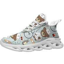 Bear Shoes Fashion Sneakers Running Walking Tennis Shoes for Women Men