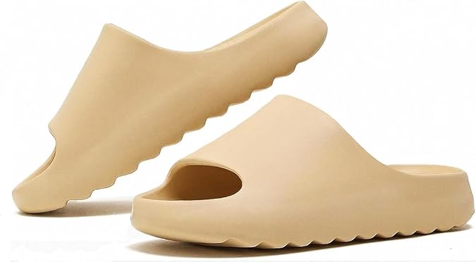 Cloud Sliders for Men and Women Super Comfy Soft Pillow Slides, Unisex Non-Slip Quick-Drying Shower Slippers, EVA Lightweight Thick-Soled Sports Relax Sandals Pool Sliders for Indoor Outdoor Beach