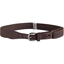 Buyless Fashion Kids and Toddler Adjustable Elastic Stretch Belt with Leather Closure