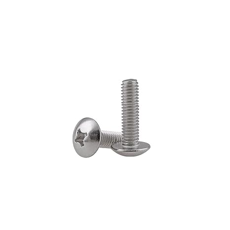 40-Pack Metric M4 x 16mm Cabinet Door and Drawer Knob Pull Machine Screws, 18-8 (304) Stainless Steel Phillips Truss Head Screws Bolts