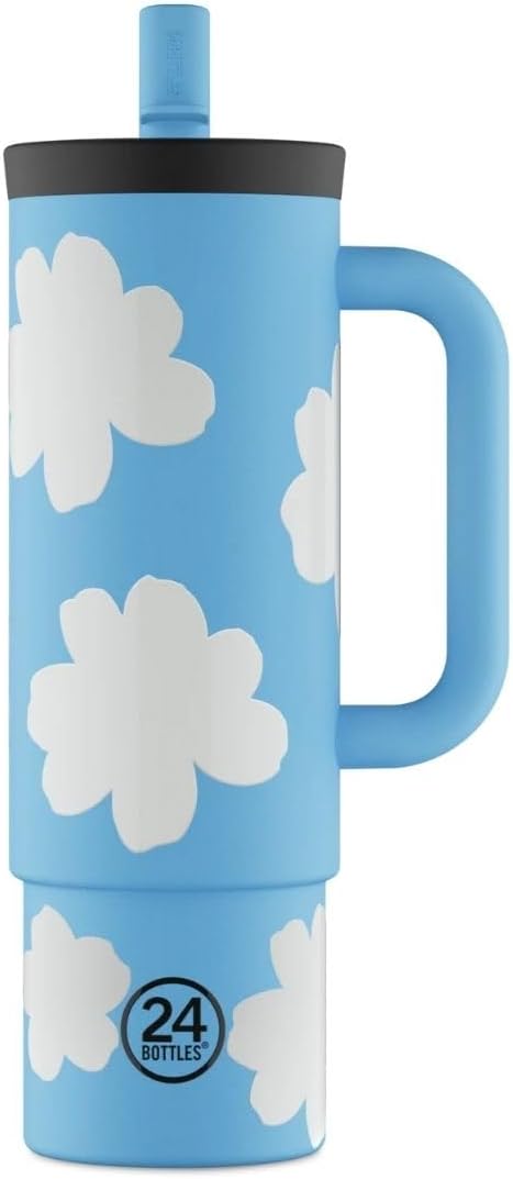 24Bottles Straw Cup Daydreaming Pipetli Paslanmaz Çelik Termos 800 ml