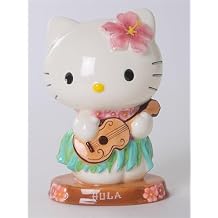 Blue Sky Clayworks Hello Kitty Pretty Hula Hula Figurine, Multicolor, Tabletop Decoration, Ceramic, Sanrio, 23474