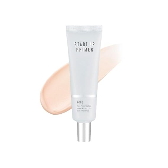 A'PIEU Start Up Pore Primer - Pore Minimizer and Oily Skin Control Formula - Lightweight, Non-Sticky, Hydrating, Wrinkle Filler with Soothing Herbal Extracts