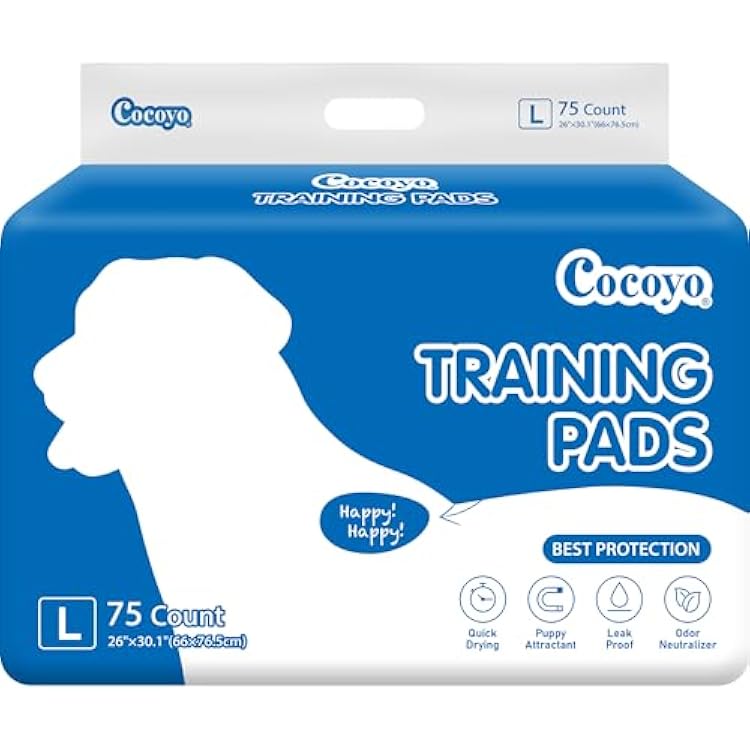 COCOYO Large Training Pads, 22X30, 150 Count