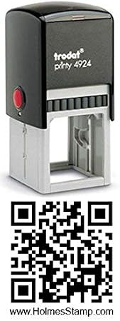 QR Code Rubber Stamp - Personalized QR Code Stamp