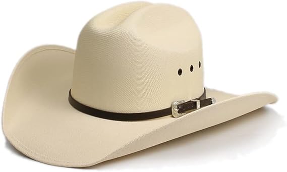 Canvas Hard Shape Stiff Western Cowboy Hat Camping Sunshade