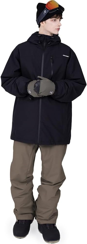 BLACK SNOW OB02M Snowboarding Wear, Men's Pants, Single Item, Snowboard Wear, Black Snow