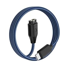 USB-C Nylon Charger Charging Cable for Garmin Watch