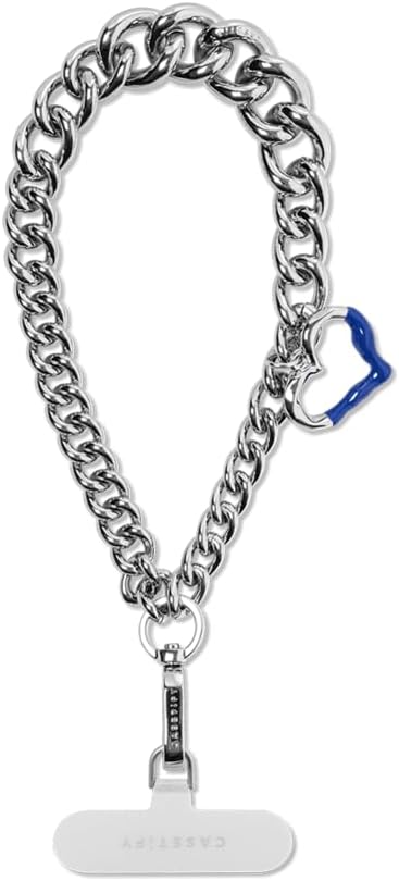 CASETiFY Curb Chain Wrist Strap - Glossy Silver