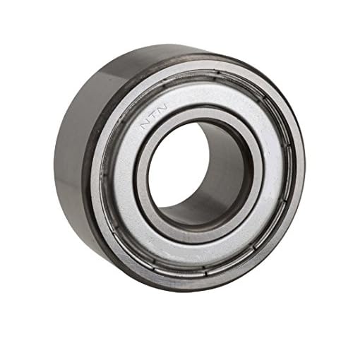 NTN Bearing 6204Z Single Row Deep Groove Radial Ball Bearing, Normal Clearance, Steel Cage, 20 mm Bore ID, 47 mm OD, 14 mm Width, Single Shielded