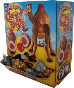 Fini camel balls bubble gum | 200x | Totaal weight 1000 gr