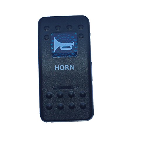 ESUPPORT Car Truck Bar 12v 20a Blue LED Speaker Horn Light Push Button Toggle Switch 5pin Momentary