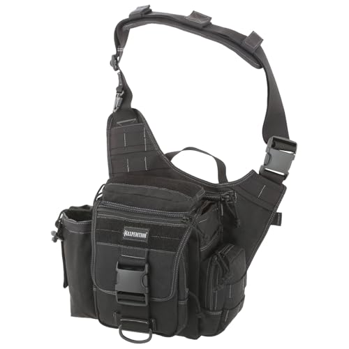MAXPEDITION Jumbo Versipack 7.4L Tactical Sling Bag, Concealed Carry Shoulder Bag, Crossbody EDC Bag, Compact Bug Out Bag, Messenger Bag for Survival Gear