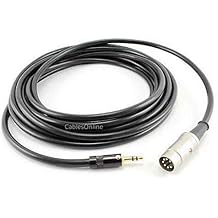 CablesOnline 15ft 7-Pin Din Male to 3.5mm(1/8in) Stereo Male Professional Premium Grade Audio Cable for Bang & Olufsen, Naim, Quad...Stereo Systems (BO-815N)