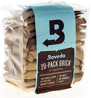 Boveda 72 60g Humidor Cigar Box Humidifier Eco Package with 20