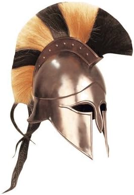 PIRU Greek Corinthian Athenian Spartan Hoplite Helmet Multi Color Plume Crest SCA