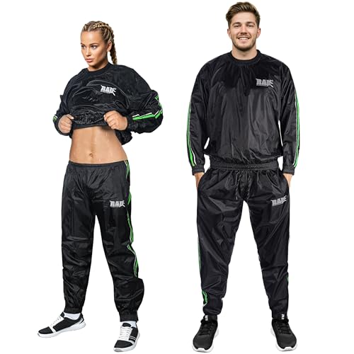 RAD Sauna Sweat Suit for Men & Women Medium To 6XL for Weight Loss & Fat Burn Sweating Suit Red,White,Gold,Pink,Blue