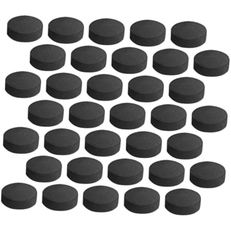 BESPORTBLE Smokeless Quick Ignition Charcoal for Outdoor BBQ Fire Pit Grill 70pcs Portable Fire Coal Tablets Easy to Light Charcoal for Cooking and Heating