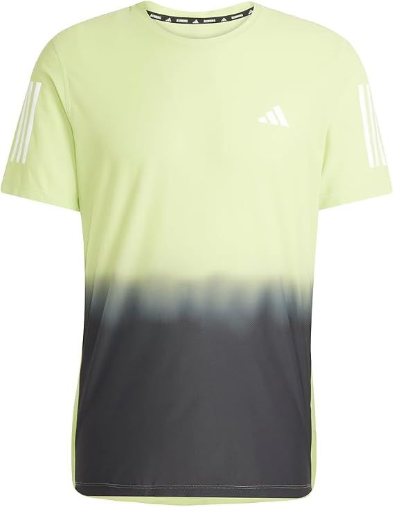adidas Mens Own The Run Climacool Colorblock Casual Tops Casual - Black, Green