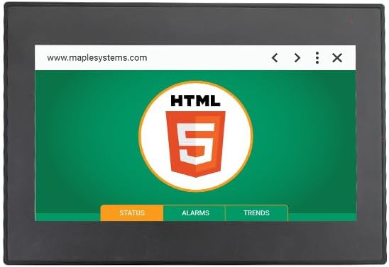 10.1" Capacitive Web HMI Panel, 1024x600 Display, 1000 nits, Class 1 Div 2 Rated, WP4101AP