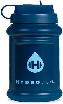 HydroJug Water Bottle 32oz - Refillable, Reusable Jug With Carry Handle - Leakproof Guarantee - Great For On-The-Go Hydration - Dishwasher Safe, BPA Free