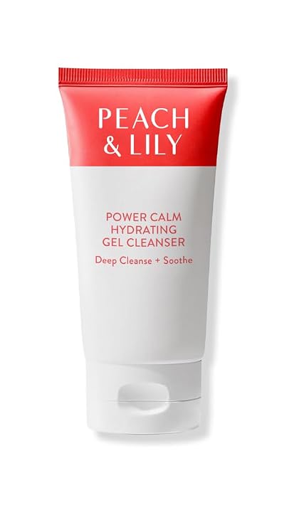 Peach & Lily Power Calm Hydrating Gel Cleanser, 1.01 oz