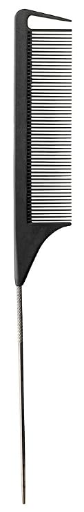 Fromm Carbon Fine Tooth Pin Tail Comb, 9.25 Inch