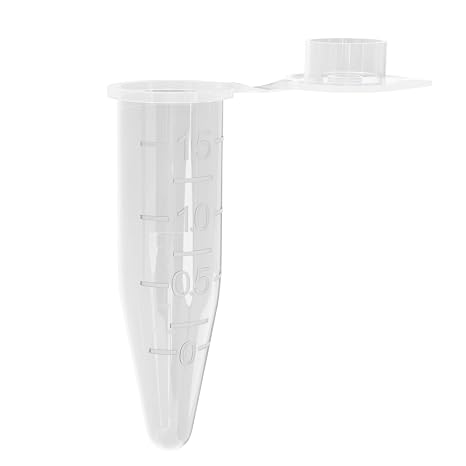 ONiLAB 1.5mL Microcentrifuge Tubes, 500 Pcs, PP Tubes with Attached Lids
