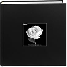 Pioneer Photo Albums DA-200SF/BLK 200 Pocket Sewn Leatherette Frame Cover Photo Album, 4 by 6-Inch, Black