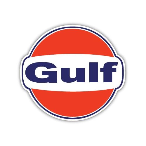 Gulf sticker decal 4 x 4
