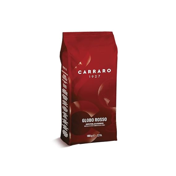 Carraro Globo Rosso Espresso Beans 2.2lbs/ 1kg