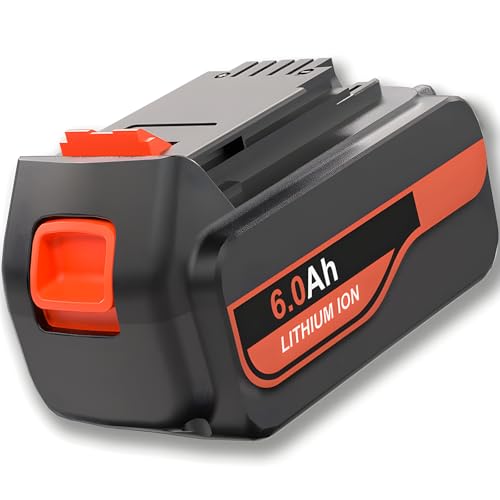 20V MAX Battery 6.0Ah Replace for Black and Decker 20V MAX Battery LBXR20 LB20 LBX20 LBX4020 Compatible with Black and Decker 20V Cordless Power Tools