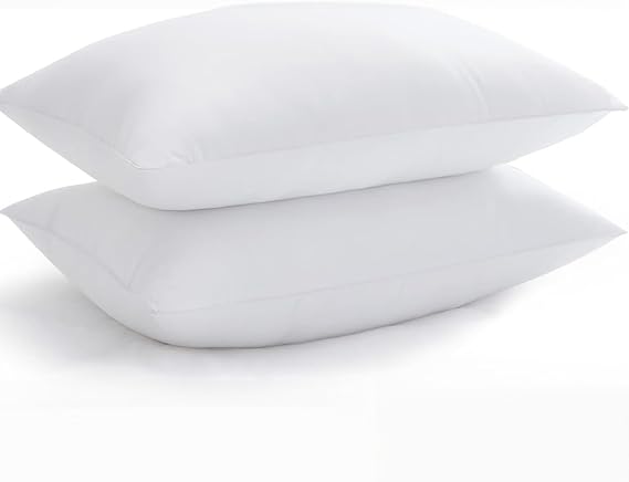 2 Adet Boncuk Silikon Yastık 700 Gram Antialerjik 50X70 Cm Ekonomik Yastık
