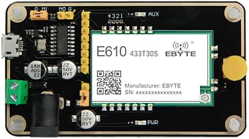 Test Board E610-433TBH-01 for 433MHz Data Transmission Wireless Module E610-433T30S 30dbm Long Distance Modbus Low Latency High Speed 470kbs with Antenna and USB Cable
