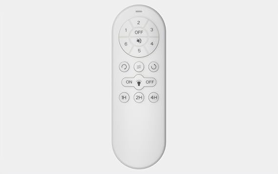 TALOYA Remote Control for 52inch White Flush Mount Ceiling Fan